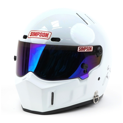 2387 - The Stig BBC Top Gear autographed motor racing helmet signed by the Stig and Jeremy Clarkson. This c... 