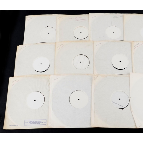 1499 - Collection of mostly classical white label vinyl LP records