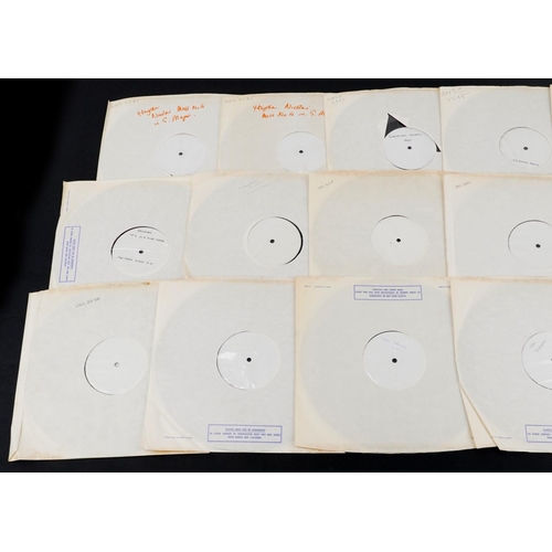 1499 - Collection of mostly classical white label vinyl LP records