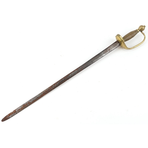 2610 - British military interest Infantry sword, 80cm in length