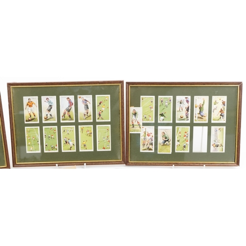 2517 - Vintage and later cigarette cards and trade cards including England and Glamorgan cricket cards by A... 