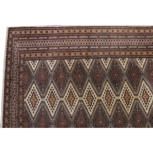 748 - Afghan bokhara rug, late 20th century, 208cm x 208cm