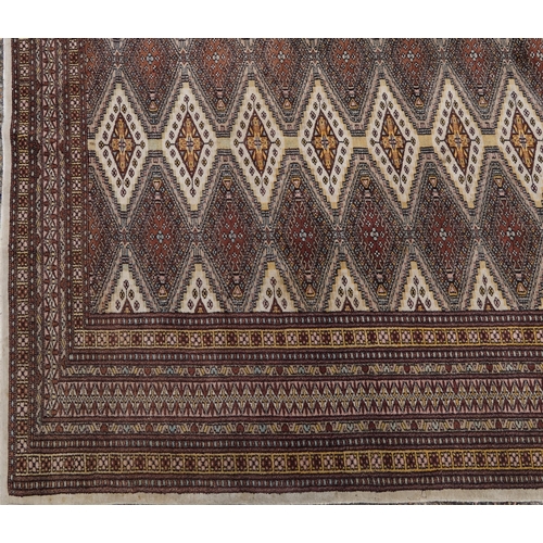 748 - Afghan bokhara rug, late 20th century, 208cm x 208cm