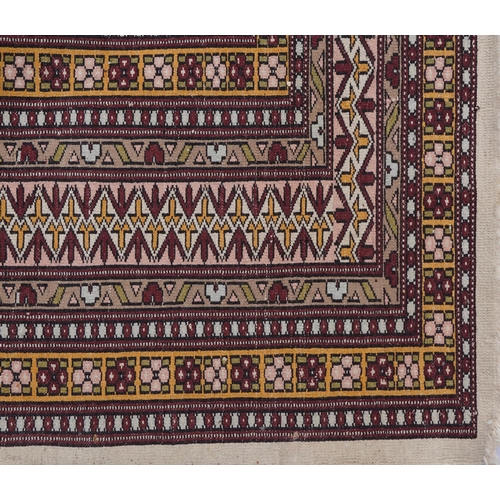 748 - Afghan bokhara rug, late 20th century, 208cm x 208cm