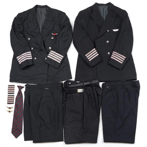 2575 - Aviation interest Virgin pilot's uniforms and badges