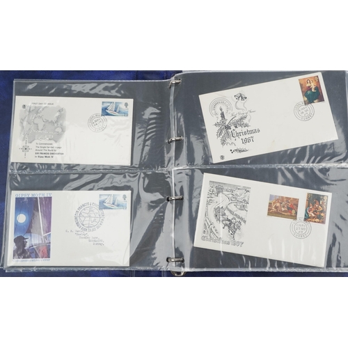 2290 - Large collection of first day covers, some Benham, arranged in five albums