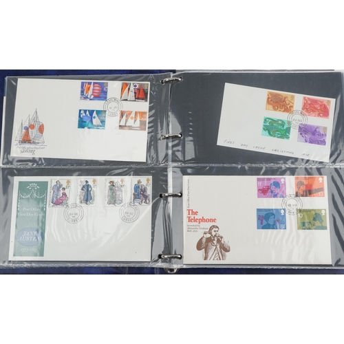 2290 - Large collection of first day covers, some Benham, arranged in five albums