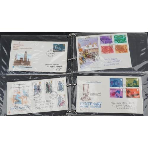 2290 - Large collection of first day covers, some Benham, arranged in five albums