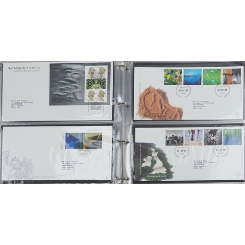 2290 - Large collection of first day covers, some Benham, arranged in five albums