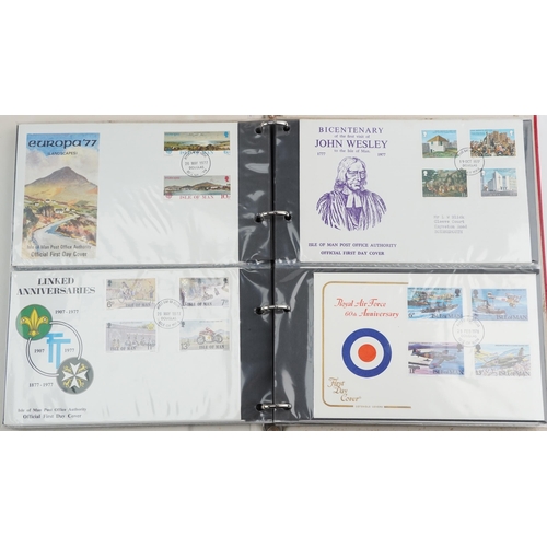 2290 - Large collection of first day covers, some Benham, arranged in five albums