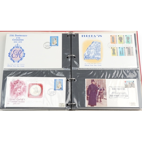 2290 - Large collection of first day covers, some Benham, arranged in five albums