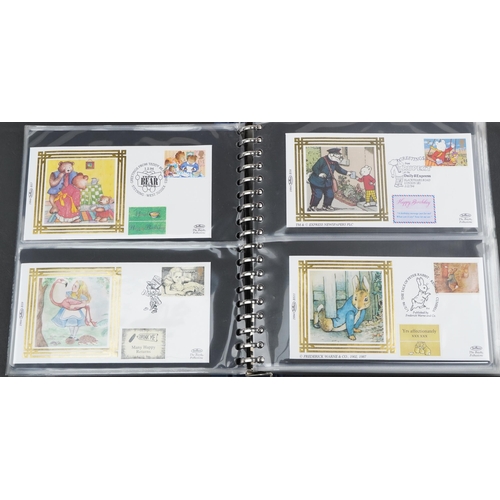 2290 - Large collection of first day covers, some Benham, arranged in five albums