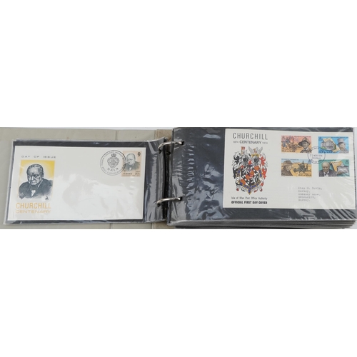 2280 - Collection of first day covers arranged in four albums