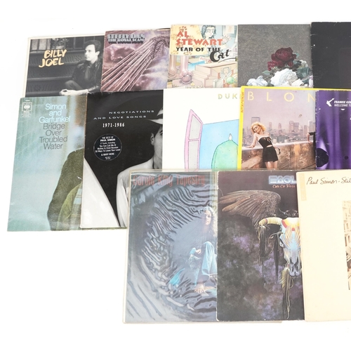 635 - Vinyl LP records including Genesis, Joni Mitchell, Mike Oldfield, Simon & Garfunkel, Blondie and Bil... 