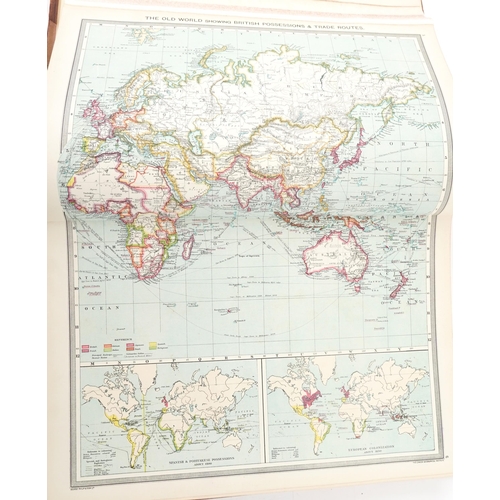 2363 - The Harmsworth Universal Atlas & Gazetteer published by The Amalgamated Press Limited London with fi... 