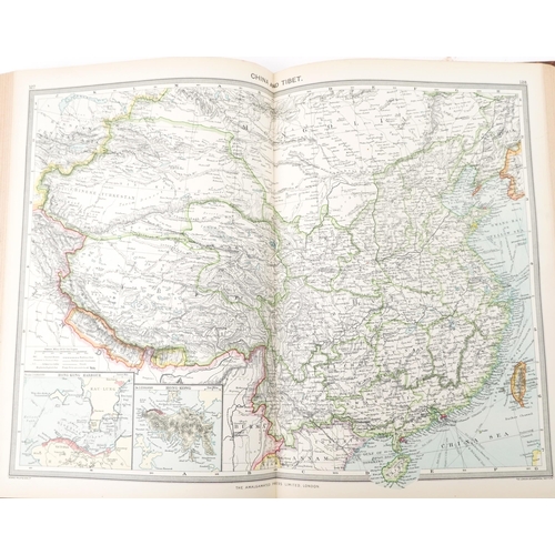 2363 - The Harmsworth Universal Atlas & Gazetteer published by The Amalgamated Press Limited London with fi... 