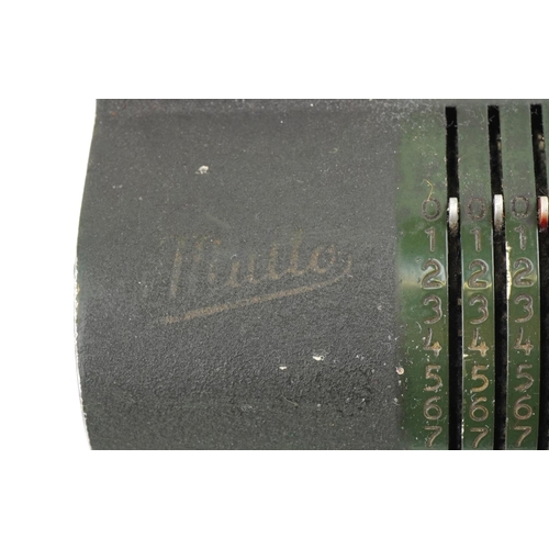 344 - Vintage Multo calculator numbered 3-9476 to the underside, 26cm wide