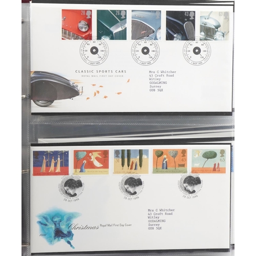 2277 - Large collection of first day covers arranged in six albums