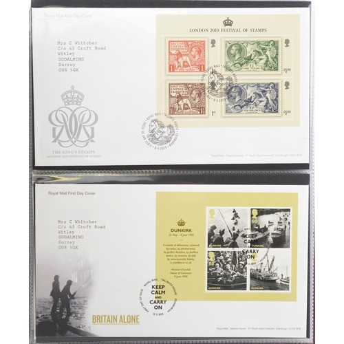 2277 - Large collection of first day covers arranged in six albums