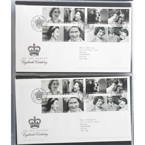 2277 - Large collection of first day covers arranged in six albums