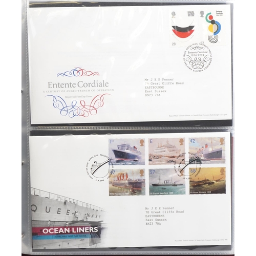 2277 - Large collection of first day covers arranged in six albums