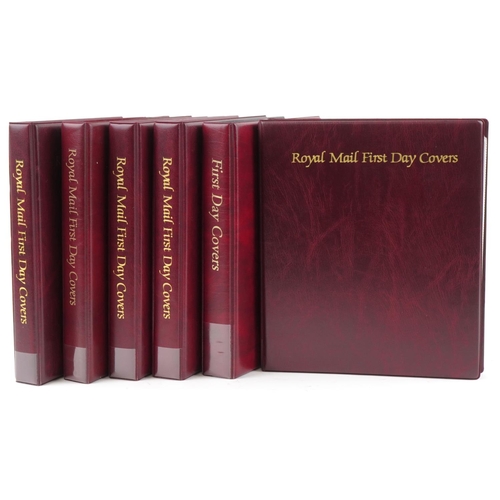 2277 - Large collection of first day covers arranged in six albums