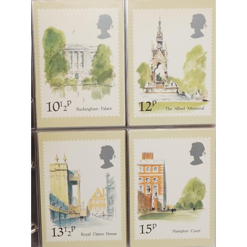 2278 - Collection of PHQ Royal Mail stamp cards arranged in four albums