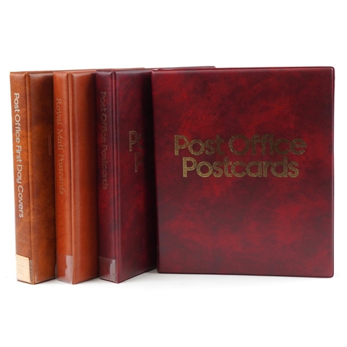 2278 - Collection of PHQ Royal Mail stamp cards arranged in four albums