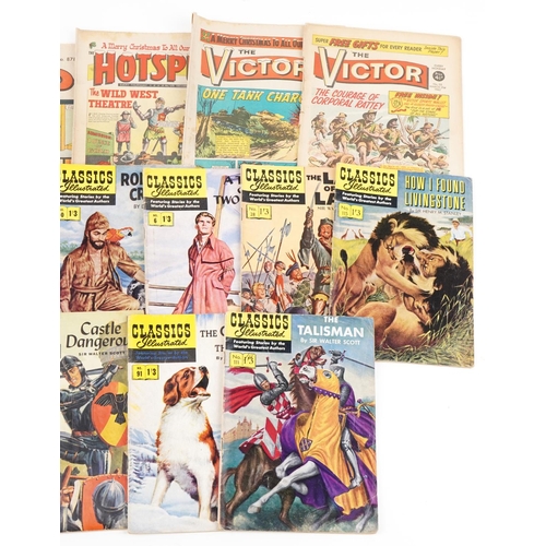 2343 - Collection of Classics Illustrated, Victor and Topper comics