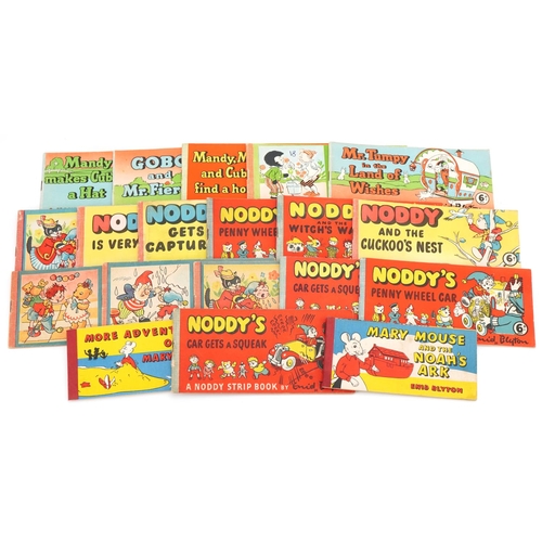 2353 - Collection of strip books by Enid Blyton including Noddy, Mr Tumpy, Mandy Mops & Cubby and Gobo & Mr... 