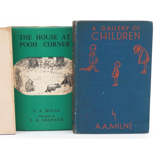 2355 - Four A A Milne books comprising The House at Pooh Corner, Now We Are Six, When We Were Very Young an... 