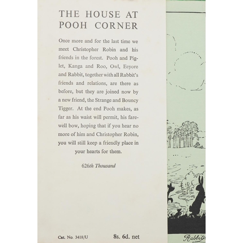 2355 - Four A A Milne books comprising The House at Pooh Corner, Now We Are Six, When We Were Very Young an... 