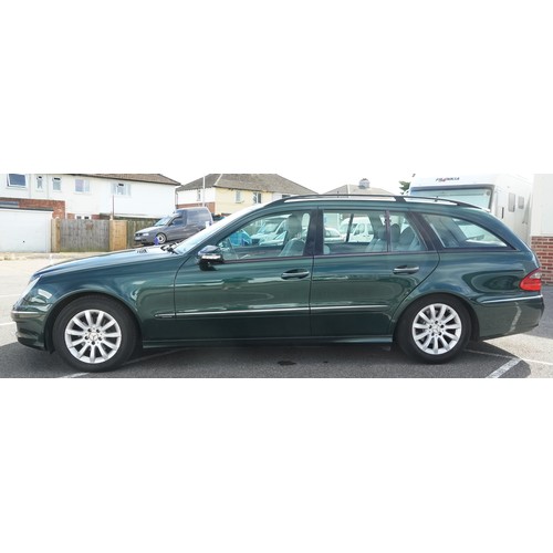 2001 - 2007 Mercedes E Elegance CDI 2.1 liter diesel Automatic five door estate, Reg KP07 YSM, four owners,... 