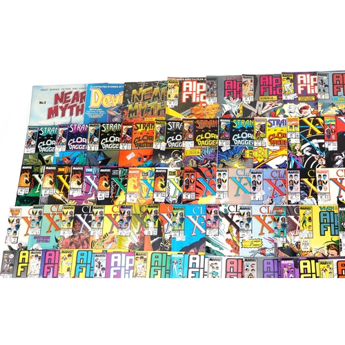 2308 - Large collection of vintage and later Marvel comics including Alpha Flight, Strange Tales and X-Men ... 