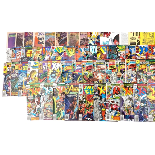 2307 - Large collection of vintage and later Marvel comics including Hellcat, Silver Surfer, The New Defend... 