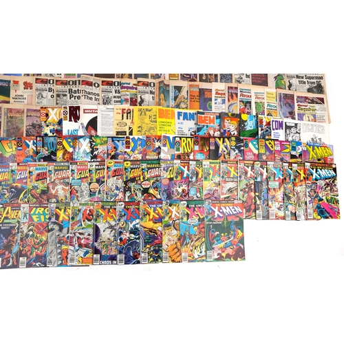 2307 - Large collection of vintage and later Marvel comics including Hellcat, Silver Surfer, The New Defend... 