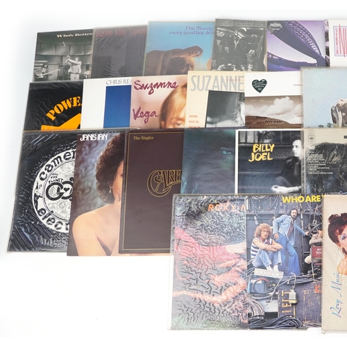 634 - Vinyl LP records including Pink Floyd, Fleetwood Mac, Supertramp, Rod Stewart, Billy Joel, Roxy Musi... 