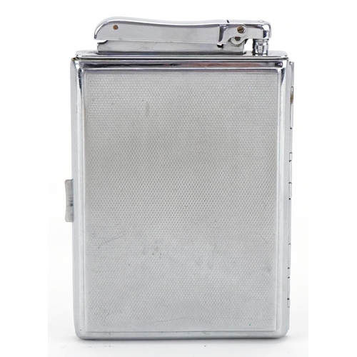 1221 - Calibri, Queen Mary cigarette case/lighter, 12cm high