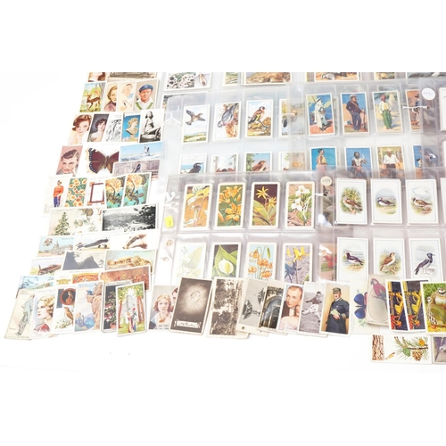 2305 - Extensive collection of early 20th century and later cigarette cards and tea cards, some arranged in... 