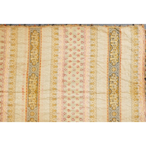 208 - 20th century Middle Eastern embroidered shawl, 260cm x 123cm