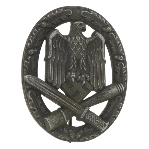 2587 - German military World War II General Assault badge