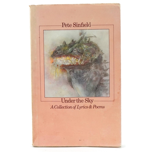 2335 - Under the Sky by Pete Sinfield first edition paperback book published by Boydell Press 1974