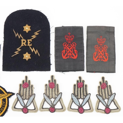 2606 - Military interest cloth patches including World War II Air Training Corps and World War II Royal Nav... 