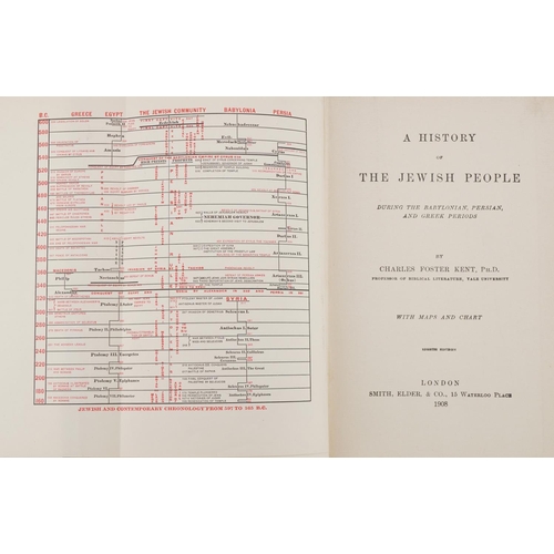 2325 - Foster Kent, Charles. A History of the Jewish People During the Babylonian, Persian and Greek Period... 