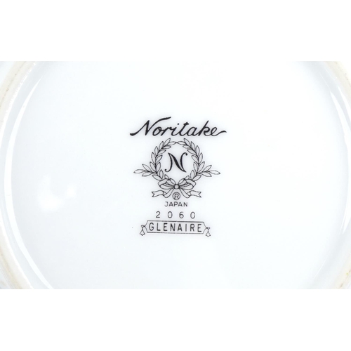 1176 - Noritake part dinner service including platters, dinner plates, side plates and bowls