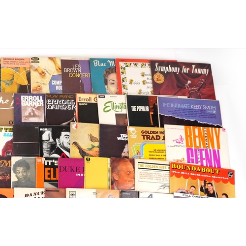 643 - Predominantly jazz vinyl LPs including Max Collie, Peter Nero, Teddy Wilson and Kenny Ball