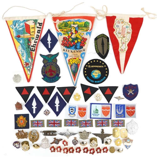 2550 - Military interest cloth patches and badges including British Legion Honorary, ARP and WVS