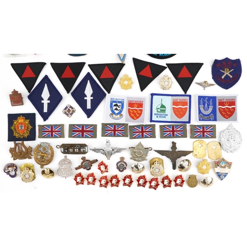 2550 - Military interest cloth patches and badges including British Legion Honorary, ARP and WVS