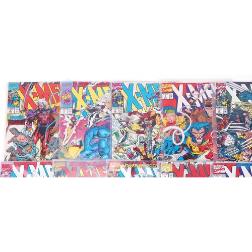 2310 - Set of twenty three X Men Marvel comics including first issue, A Legend Reborn