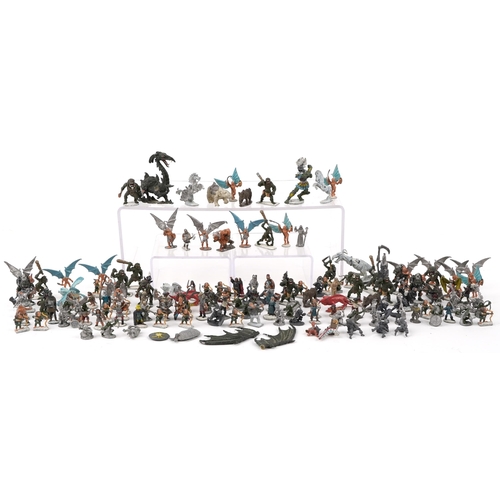 2008 - Collection of lead Warhammer figures, some hand painted, the largest approximately 7.5cm high